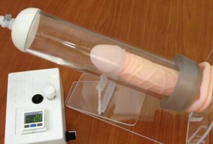 bomba de vacio para agrandar el pene