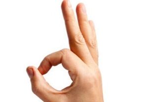 Anillo de dedo para ejercicios de agrandamiento del pene.